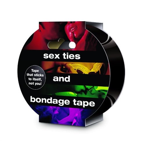 Sex Ties and Bondage Tape - Black - Time4Task2Toys