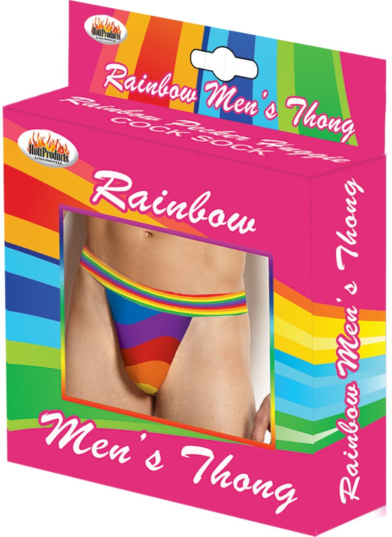 Rainbow Mens Thong - Time4Task2Toys