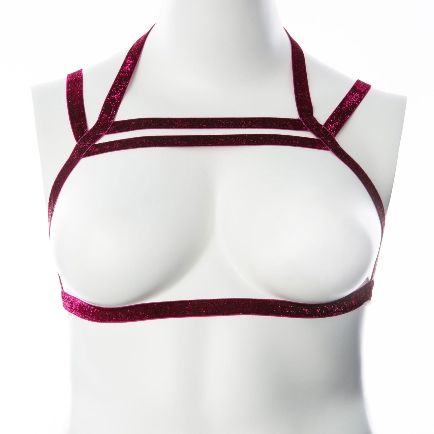 Gender Fluid Sugar Coated Harness - Large/xxlarge - Raspberry - Time4Task2Toys