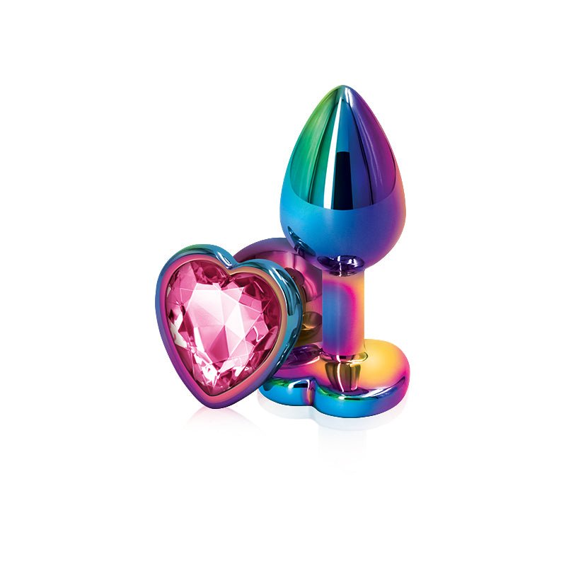 Rear Assets - Multicolor Heart - Small - Pink - Time4Task2Toys