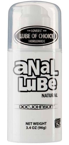 Anal Lube - Natural Lubricant - 3.4 Oz. - Time4Task2Toys