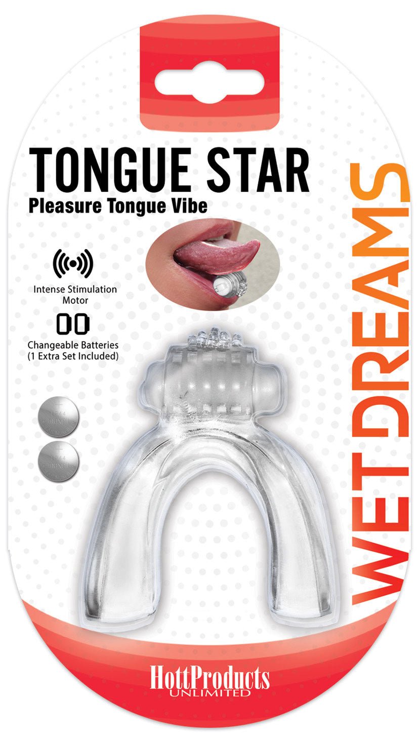 Wet Dreams Tongue Star - Clear - Time4Task2Toys