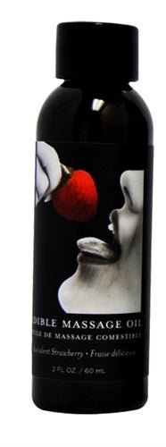Edible Massage Oil - Strawberry - 2 Fl. Oz. - Time4Task2Toys