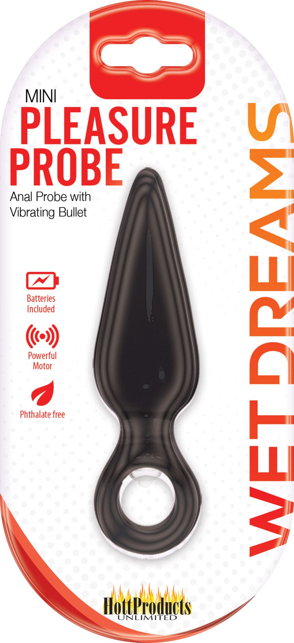 Wet Dreams Mini Pleasure Probe - Black - Time4Task2Toys