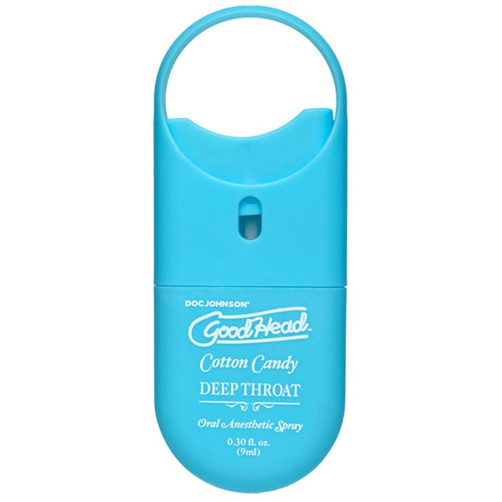 Goodhead - Deep Throat Spray to - Go - Cotton Candy - 0.30 Fl. Oz. - Time4Task2Toys