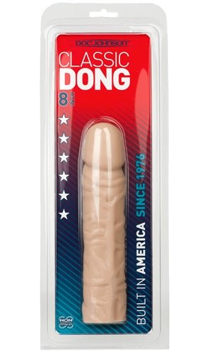 Classic 8 Inch Dong - White - Time4Task2Toys