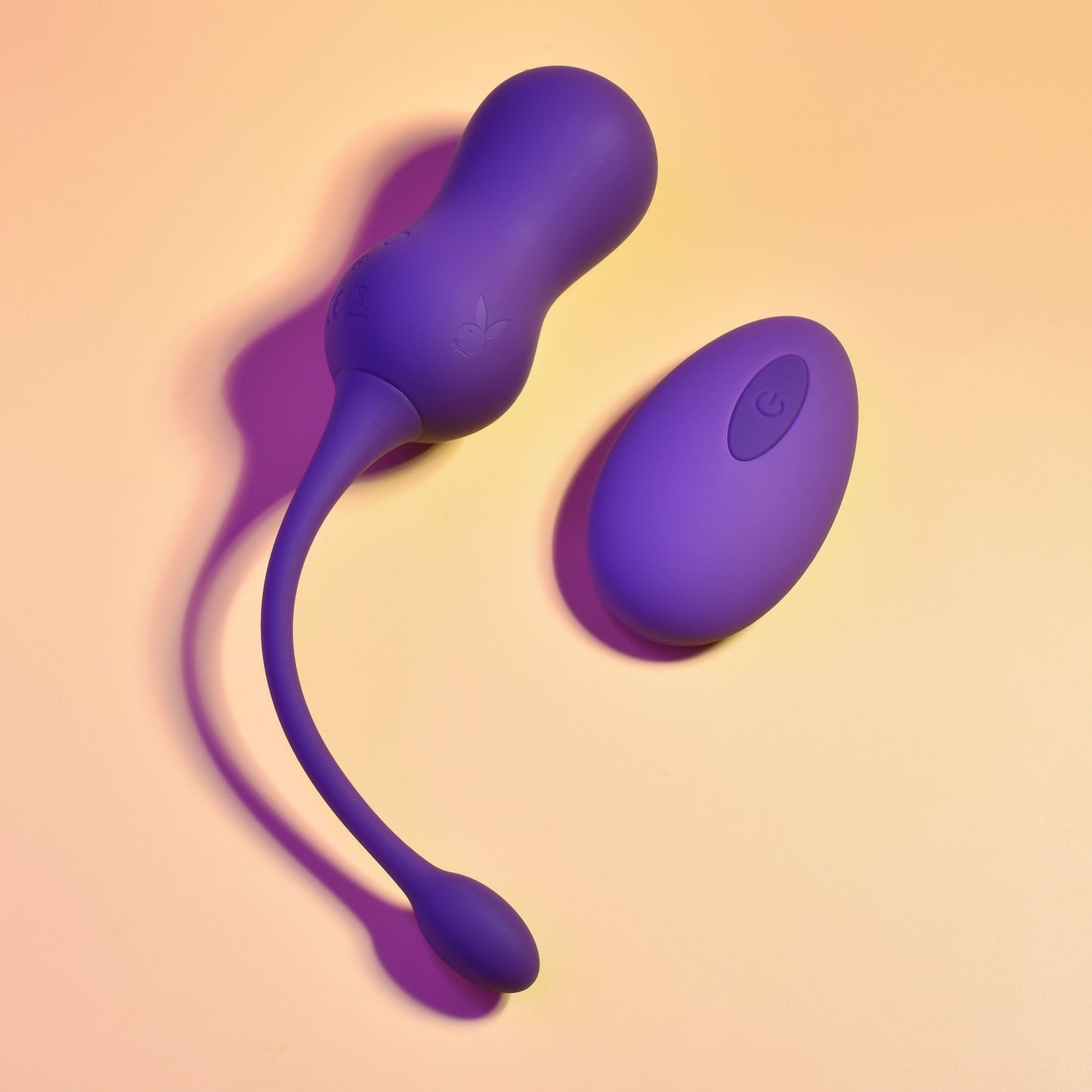 Playboy Pleasure - Double Time - Kegel Balls - Dark Purple - Time4Task2Toys