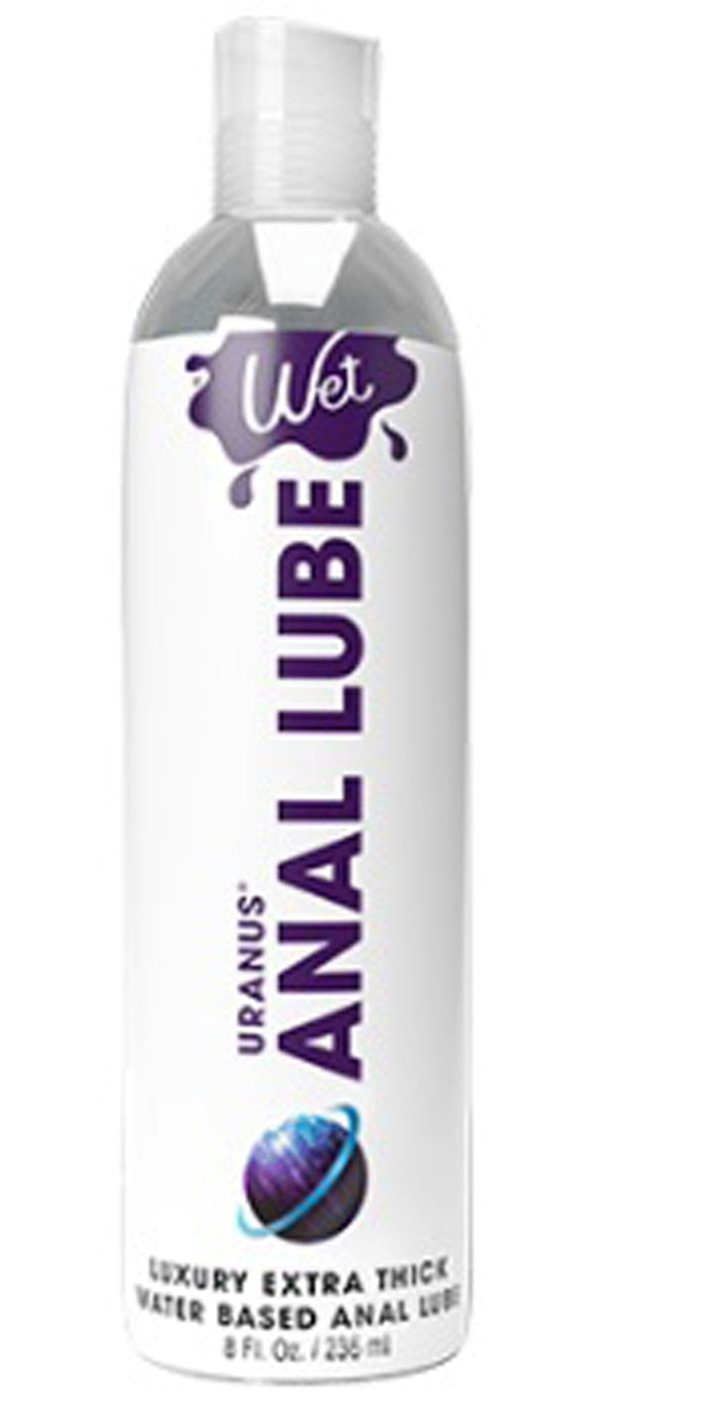 Wet Anal Lube 8oz Uranus Extra Thick Water Based - Time4Task2Toys