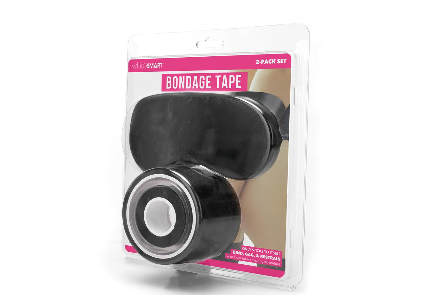 Whipsmart 100ft Bondage Tape Black - Time4Task2Toys