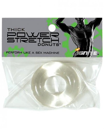 Thick Power Stretch Donuts - Clear - Time4Task2Toys