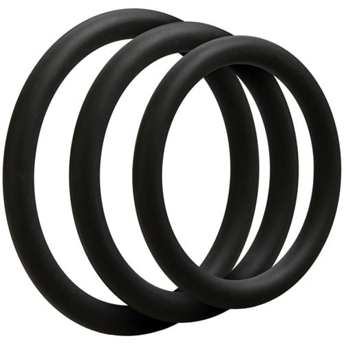 Optimale 3 C Ring Set - Thin - Black - Time4Task2Toys