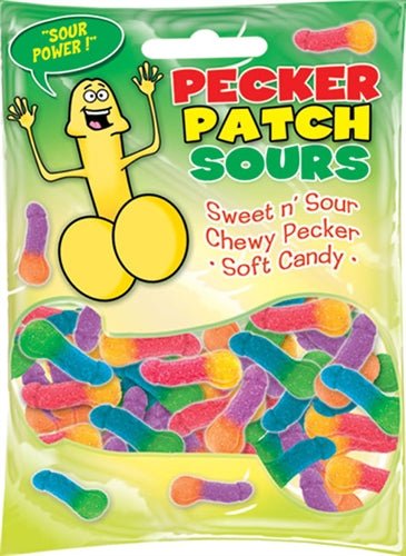 Pecker Patch Sour Gummies - Each - Time4Task2Toys