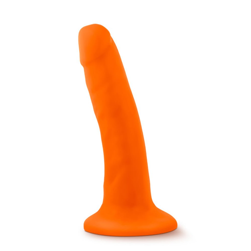 Neo - 5.5 Inch Dual Density Cock - Neon Orange - Time4Task2Toys