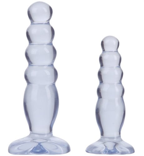 Crystal Jellies Anal Delight Trainer Kit - Clear - Time4Task2Toys
