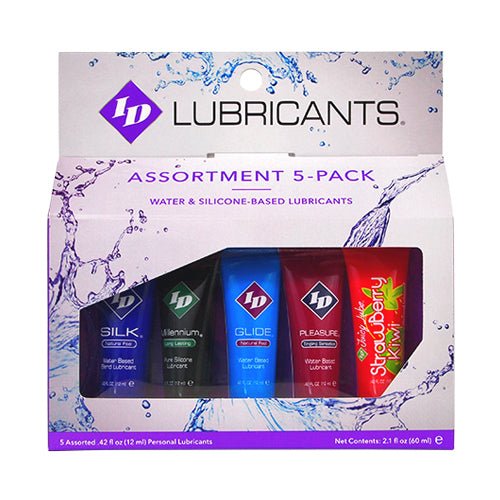 ID Sensual Lubricants 5 Pack Assorted Sampler - Time4Task2Toys