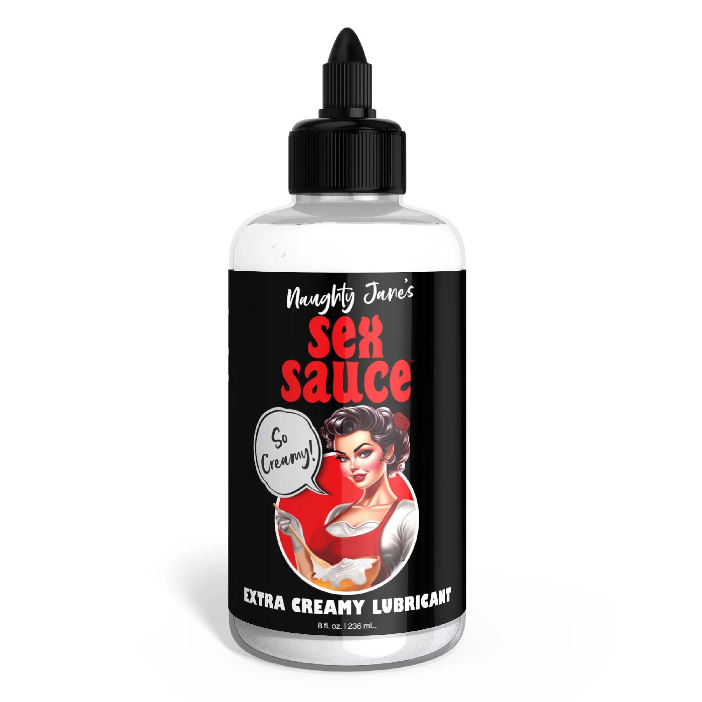 Naughty Jane's Sex Sauce Extra Creamy Lubricant 8 Oz - Time4Task2Toys