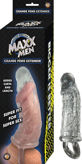 Maxx Men Grande Penis Sleeve - Clear - Time4Task2Toys