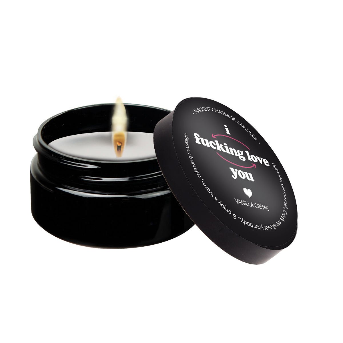 I F*Cking Love You - Massage Candle - 2 Oz - Vanilla - Time4Task2Toys