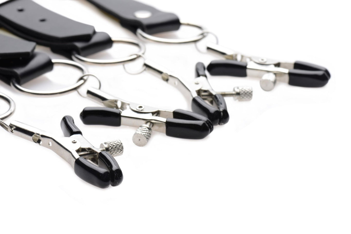 Spread Labia Spreader Straps With Clamps - Time4Task2Toys