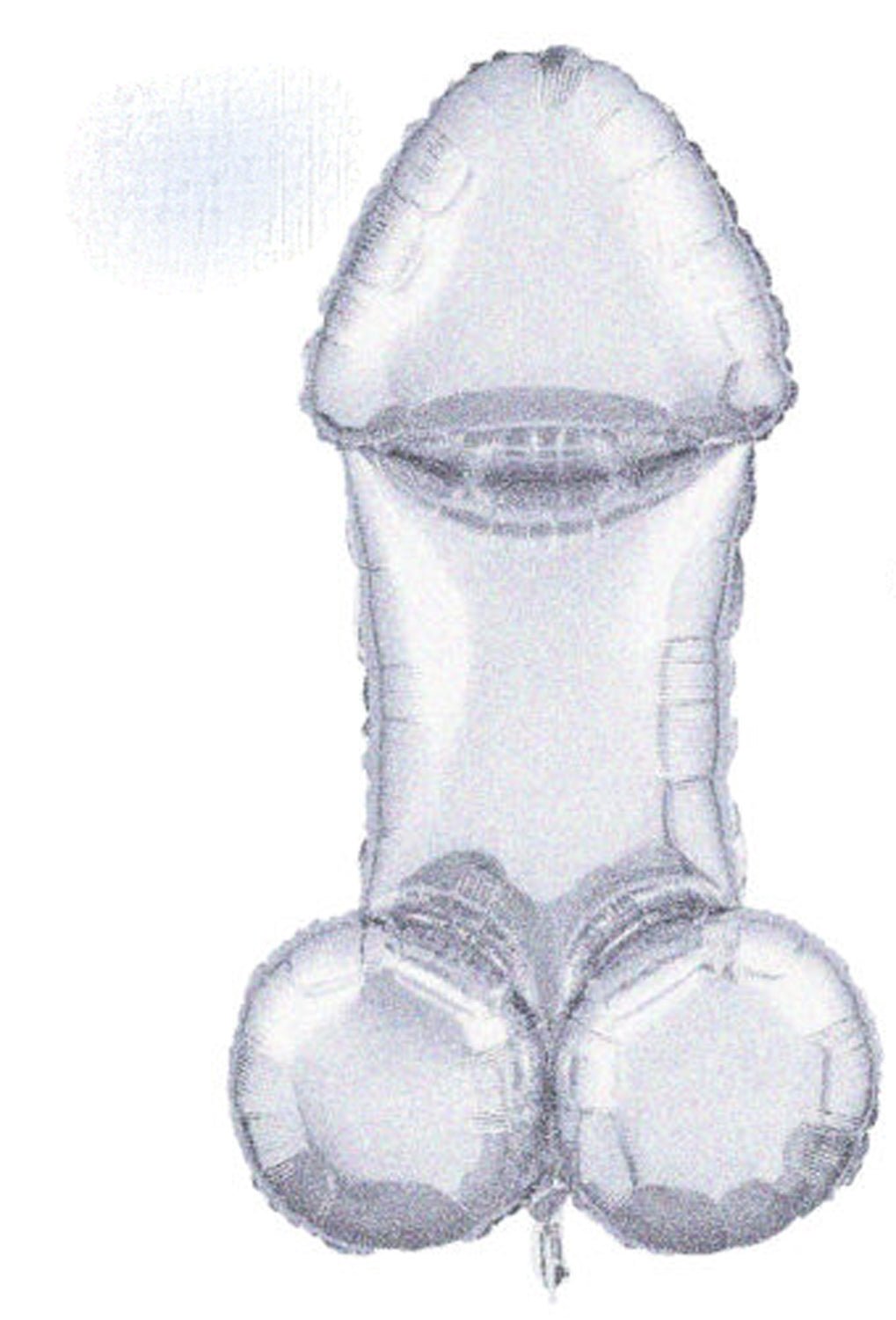 Glitterati Disco Penis 3 Foot Mylar Balloon - Time4Task2Toys