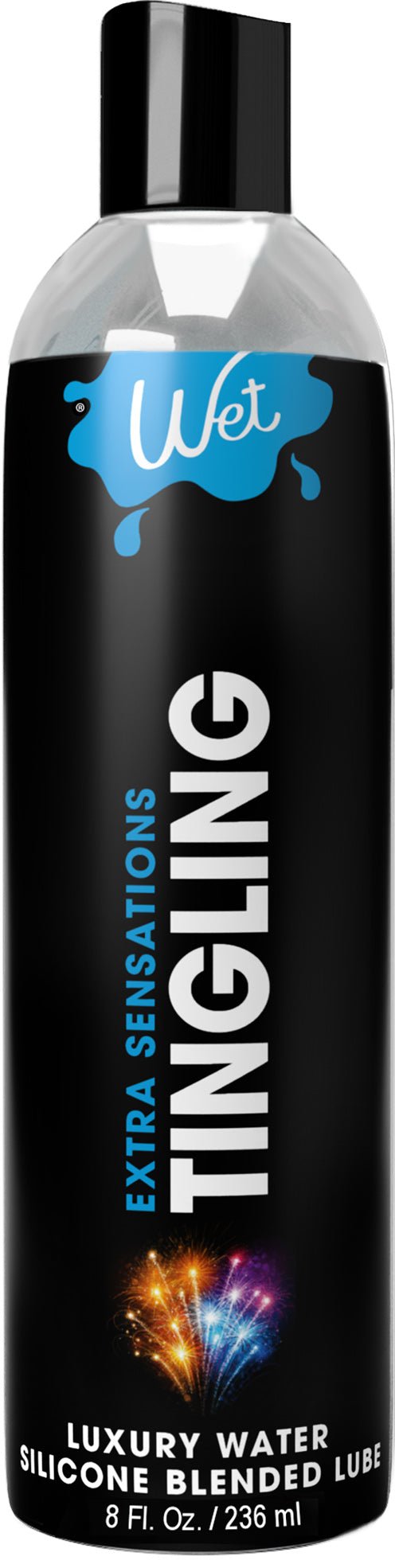 Wet Extra Sensations Tingling Water/silicone Blend Based Lubricant 8 Oz - Time4Task2Toys