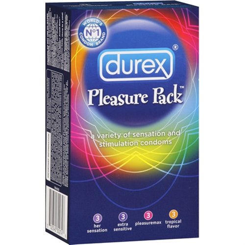 Durex Pleasure Pack - 12 Assorted Condoms - Time4Task2Toys