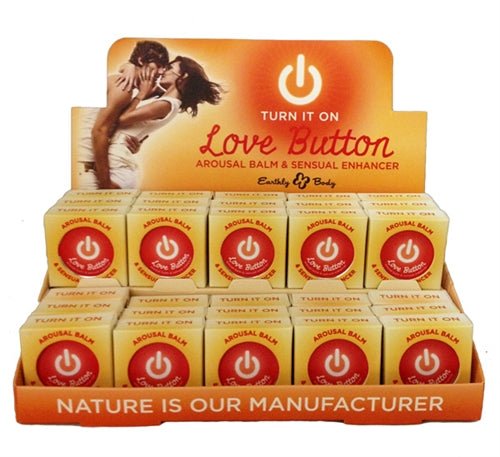 Love Button Arousal Balm - 30 Piece P.O.P. Display - Time4Task2Toys