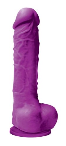 Colours Pleasures - 5 Inch Dildo - Purple - Time4Task2Toys