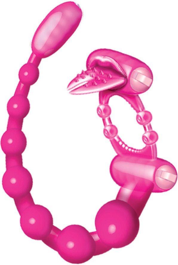 Super Xtreme Vibe Scorpion With Dual Stinger Anal Vibe - Magenta - Time4Task2Toys