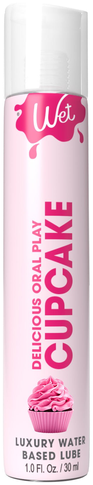 Wet Delicious Oral Play - Cupcake - Waterbased Flavored Lube 1 Oz - Time4Task2Toys