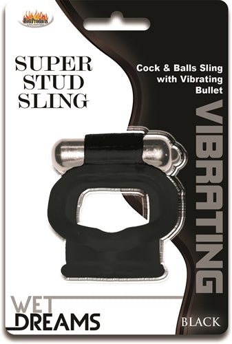 Wet Dreams Super Stud Sling - Black - Time4Task2Toys