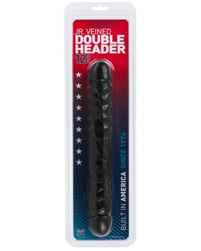 Jr. Veined Double Header 12 Inches - Black - Time4Task2Toys