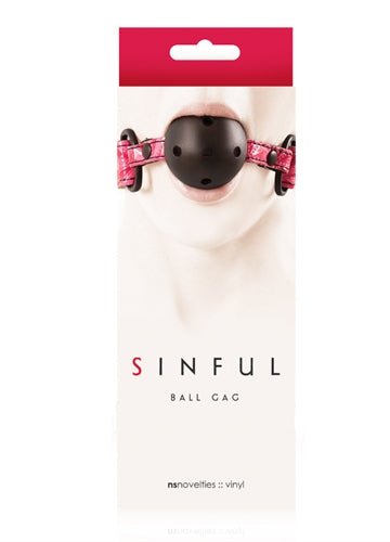 Sinful Ball Gag - Pink - Time4Task2Toys