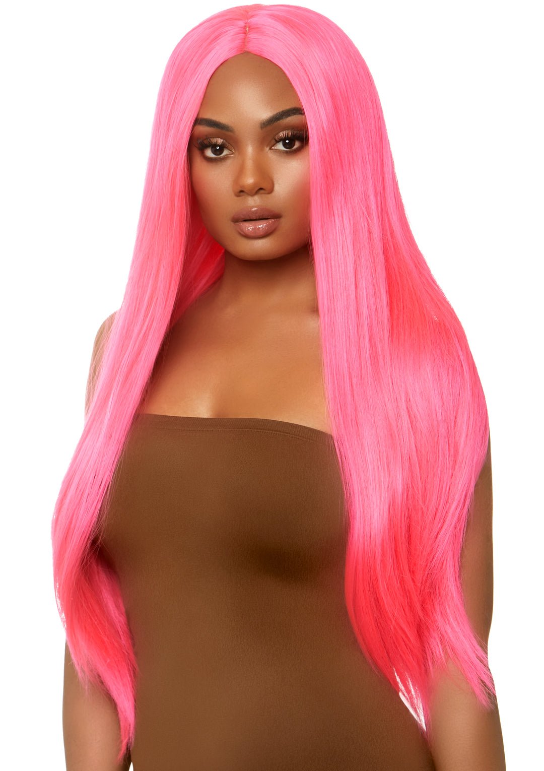 Long Straight Wig 33 Inch - Pink - Time4Task2Toys