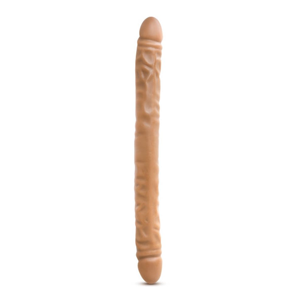 Dr. Skin - 18 Inch Double Dildo - Mocha - Time4Task2Toys