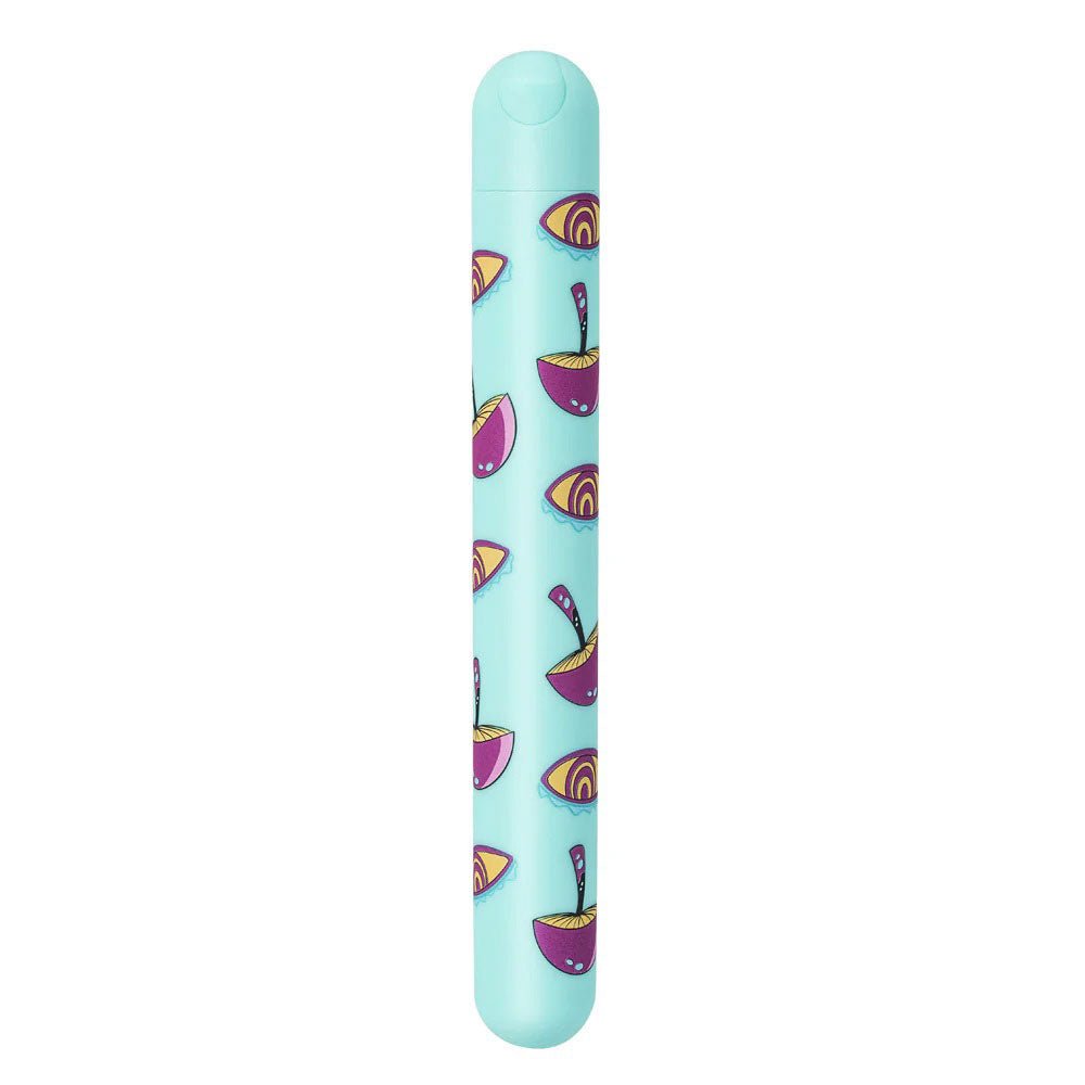 Lucy Mushroom Pattern Rechargeable X - Long Bullet - Blue - Time4Task2Toys