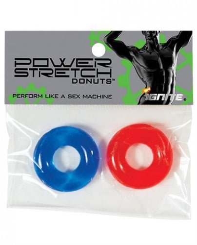 Power Stretch Donuts - 2 Pack - Red and Blue - Time4Task2Toys
