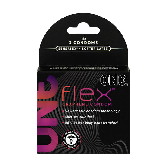 "One Flex 3 Ct Condoms PM1131006"