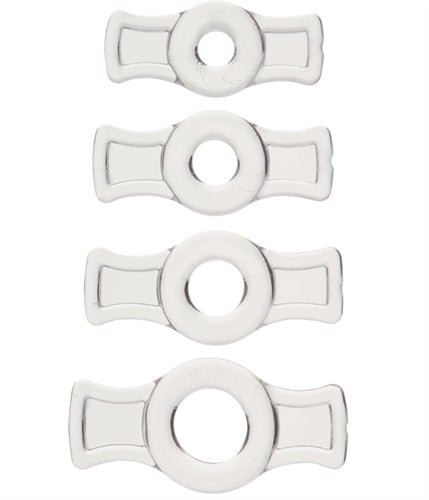 Titanmen Tools Cock Ring Set - Clear - Time4Task2Toys