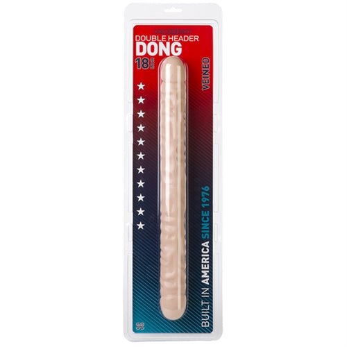 Double Header 18 Inches Veined - White - Time4Task2Toys