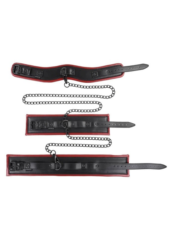 Saffron Chained and Tamed - Black/red - Time4Task2Toys