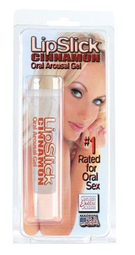 Lipslick Cinnamon Oral Arousal Gel - Clear Edible Warm and Tingly - Time4Task2Toys