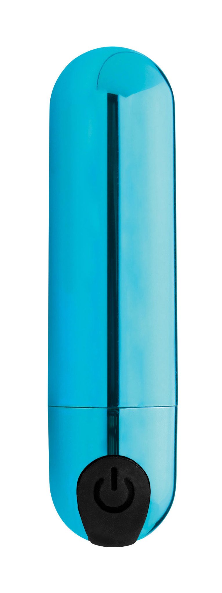 10x Rechargeable Vibrating Metallic Bullet - Blue - Time4Task2Toys