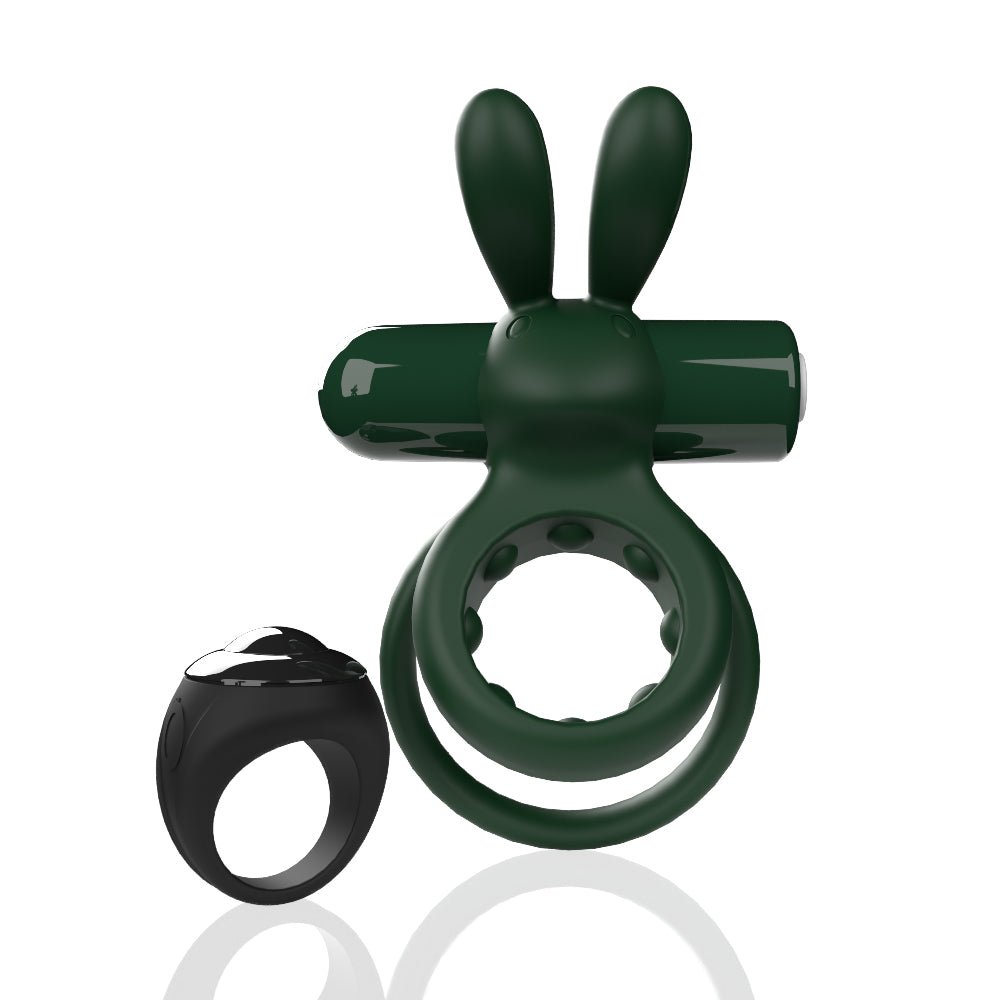 Screaming O Remote Controlled Ohare Vibrating Ring - Green - Time4Task2Toys