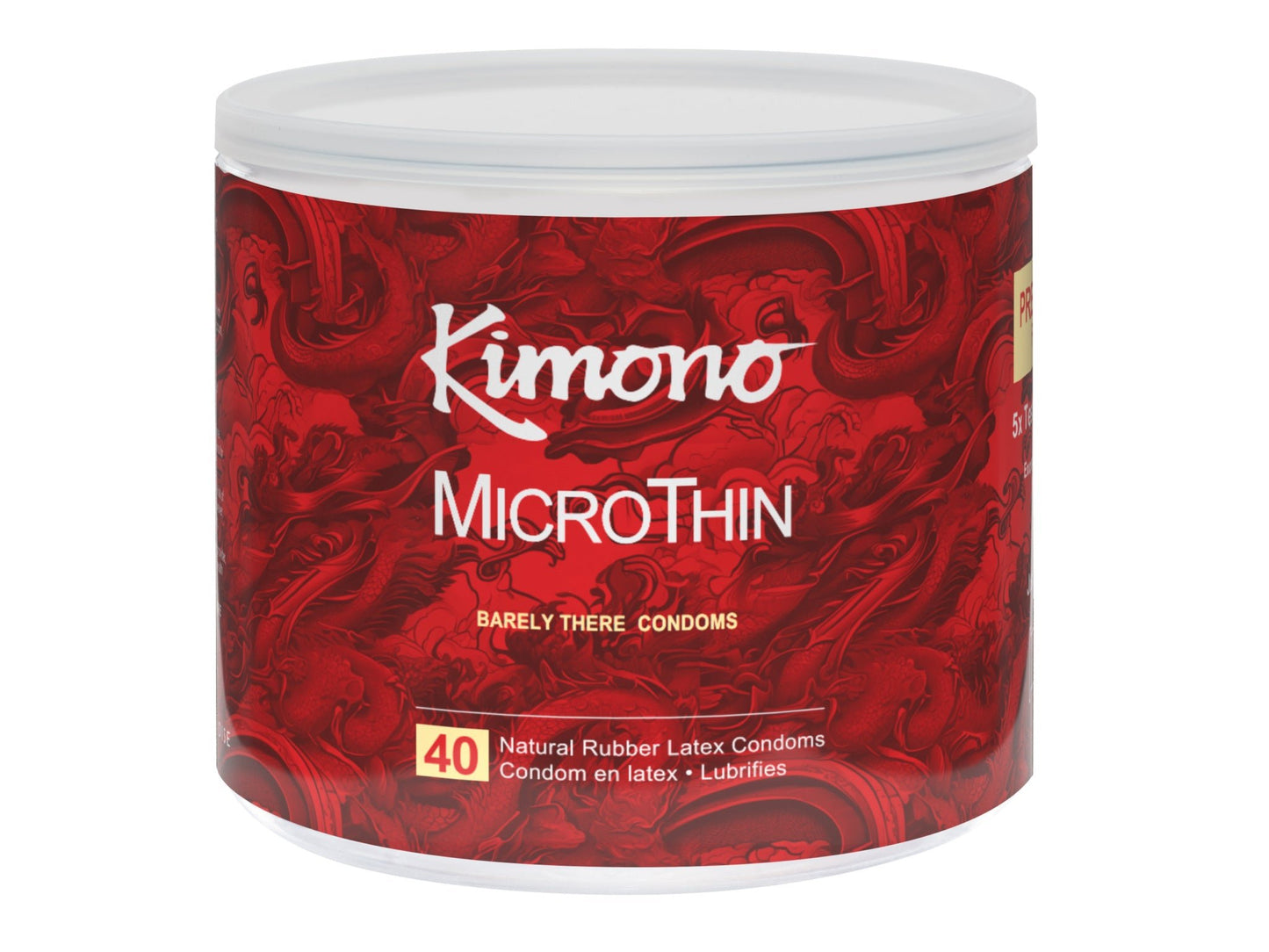 Kimono Bowl Microthin 40 Count Condoms - Time4Task2Toys