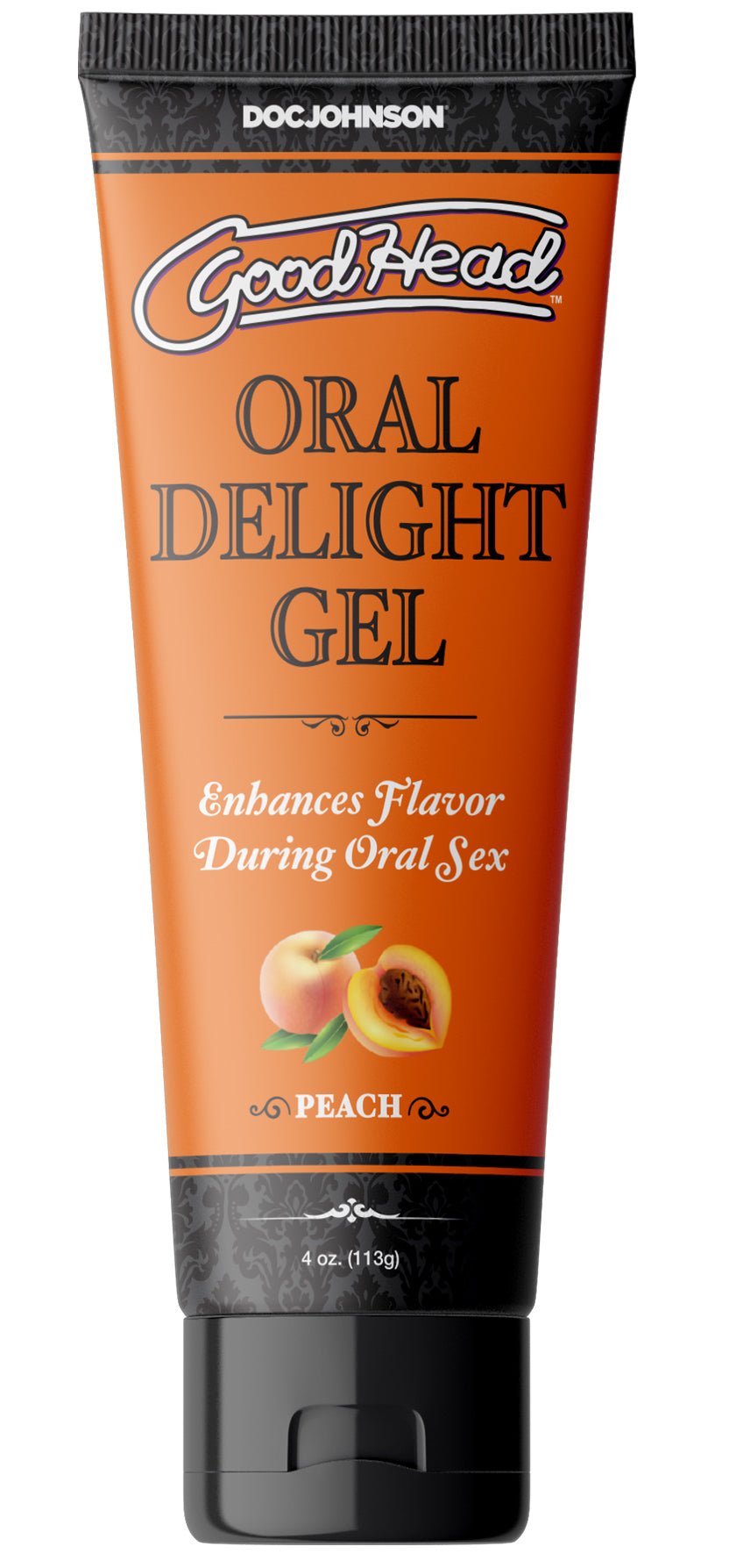 Goodhead - Oral Delight Gel - Peach - 4 Oz. - Time4Task2Toys