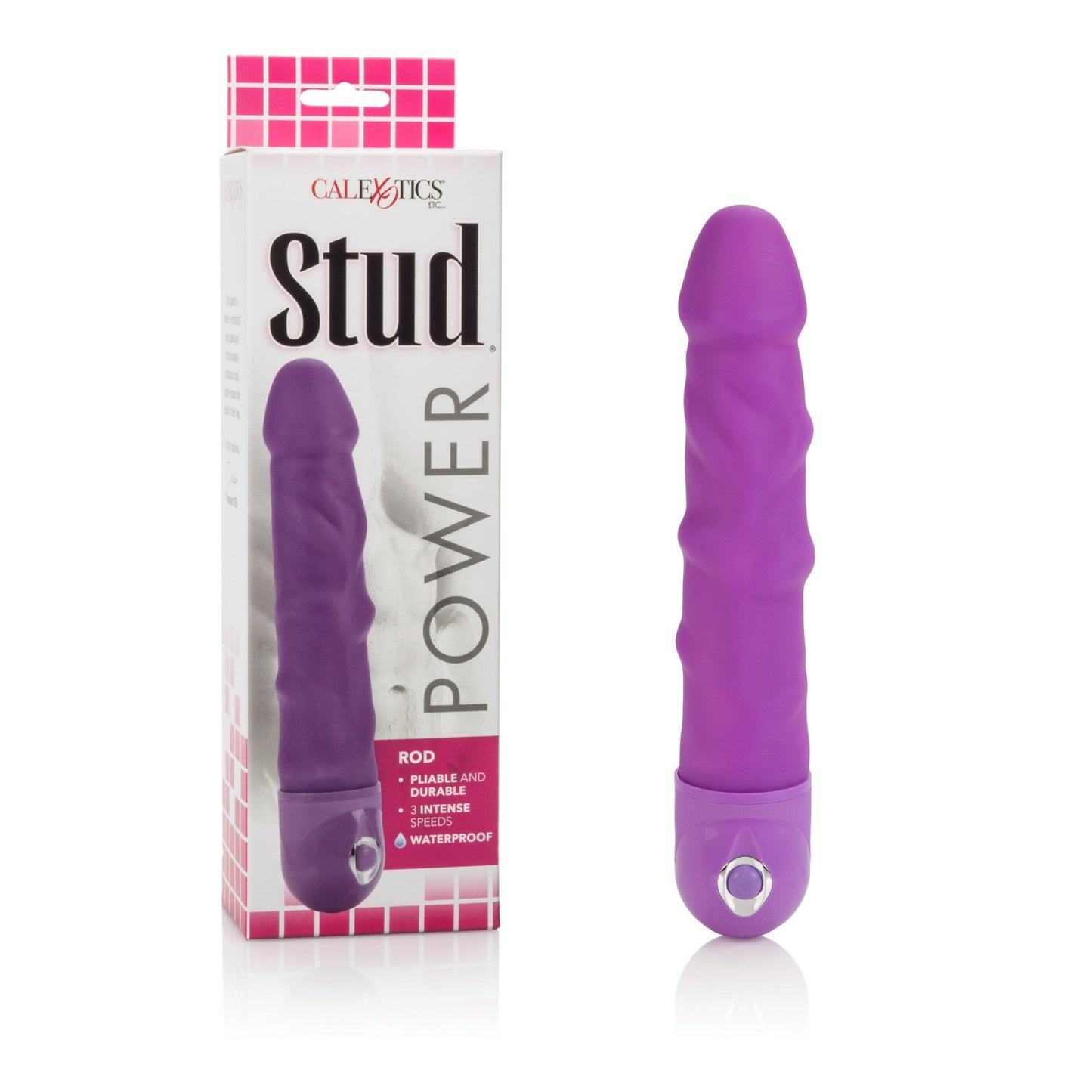 Waterproof Power Stud Rod Dong - Purple - Time4Task2Toys
