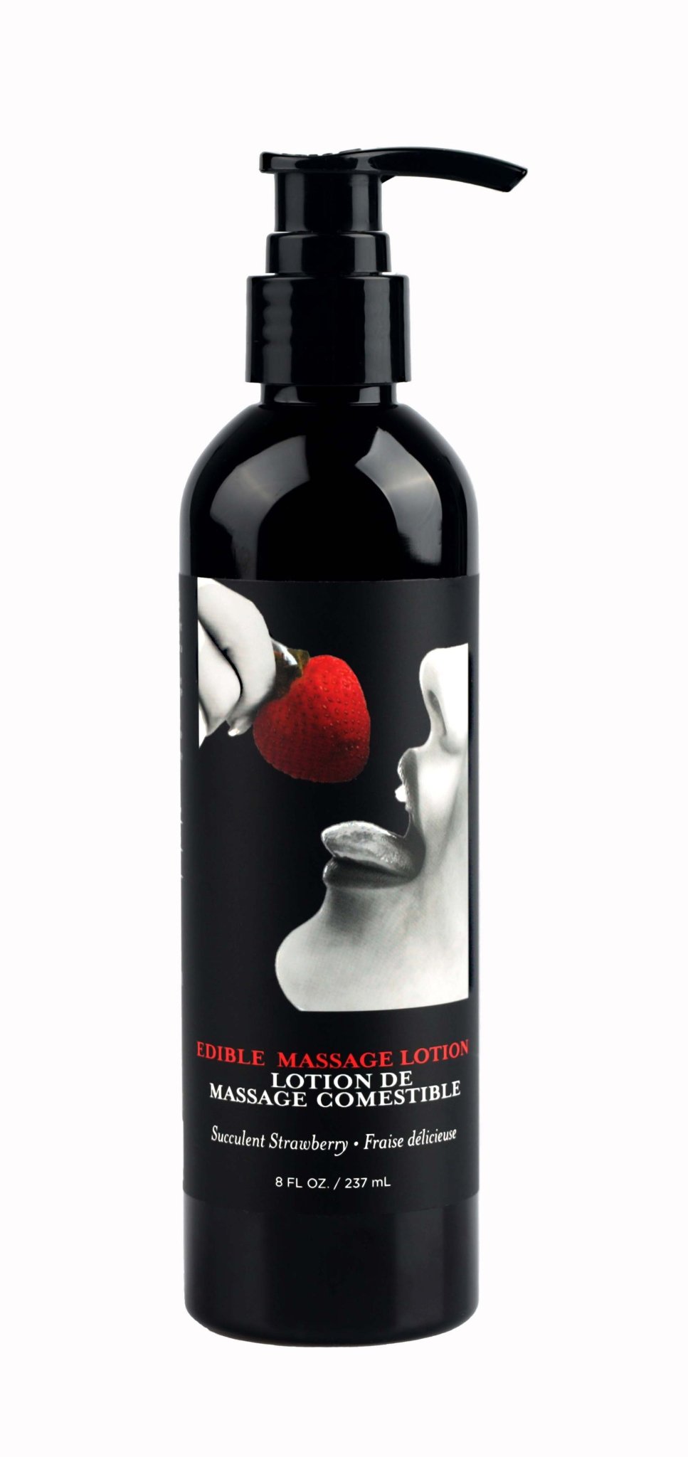 Edible Massage Lotion - Strawberry - 8 Fl. Oz. - Time4Task2Toys
