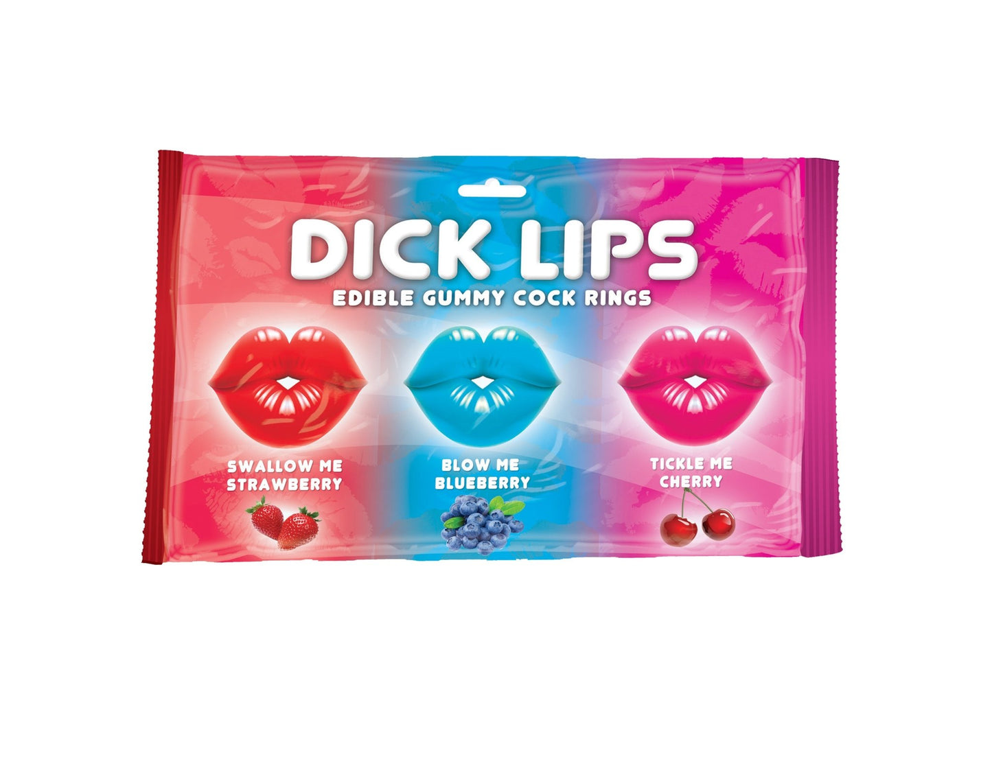 Dick Lips Edible Gummy Cock Rings - Time4Task2Toys