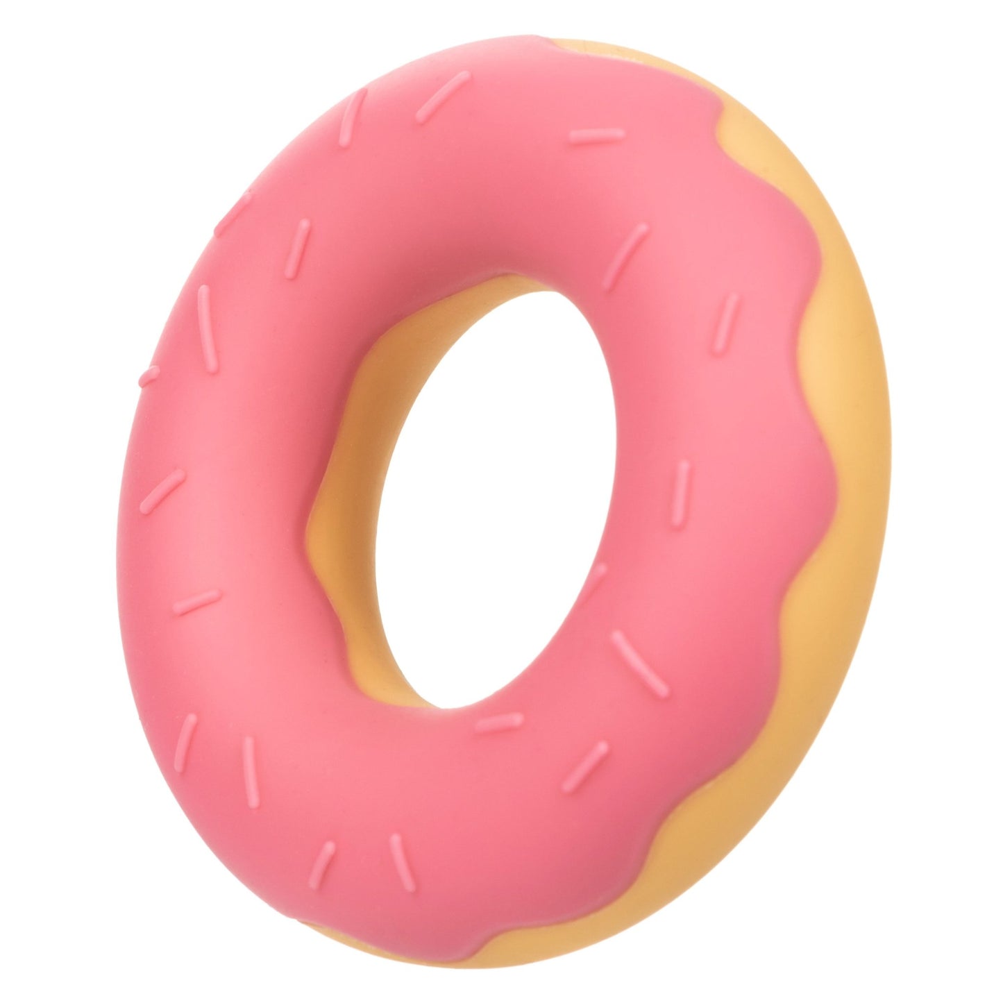 Naughty Bits Dickin Donuts Silicone Donut Cock Ring - Pink - Time4Task2Toys